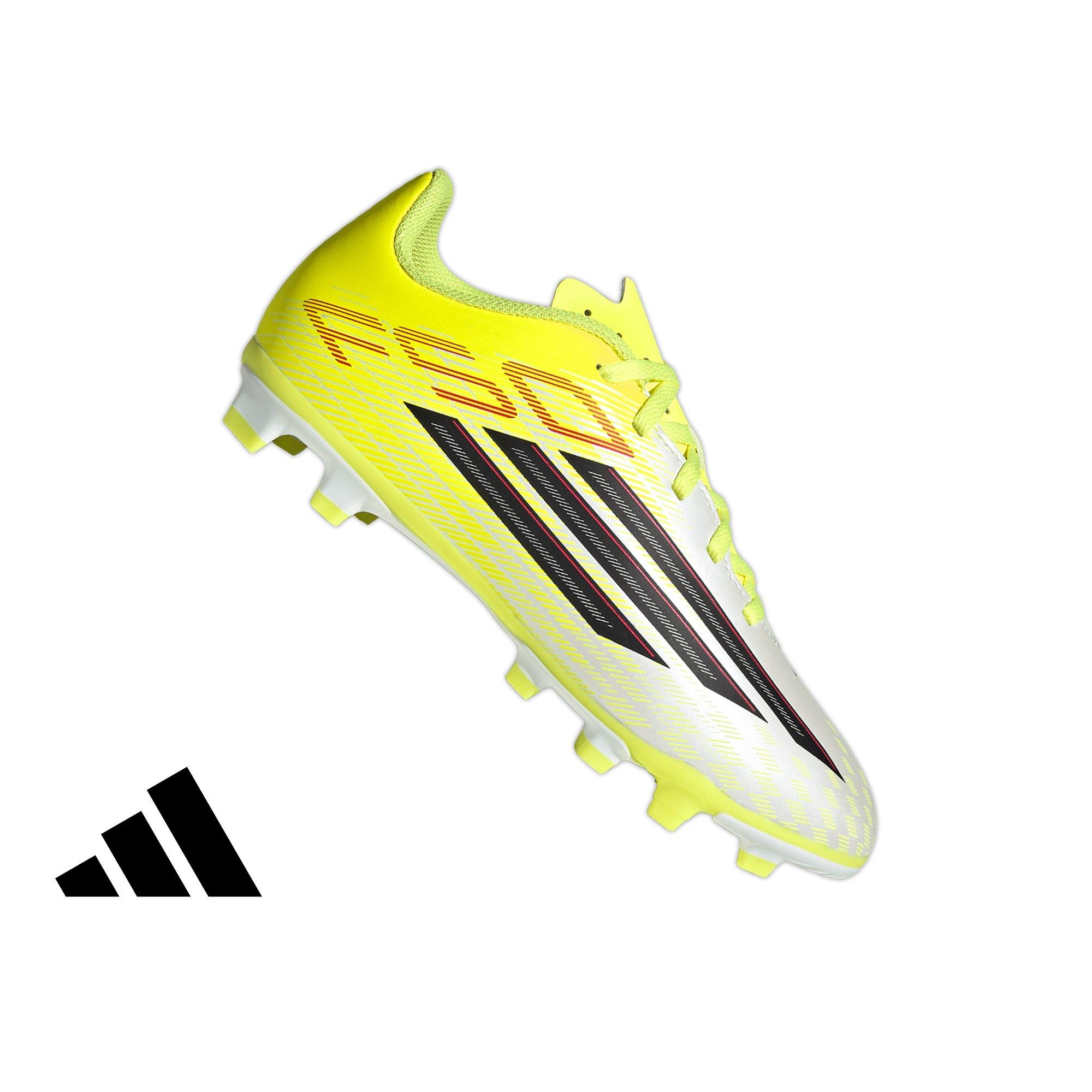 adidas F50 Pro FG "Solar Yellow" Grade School Kids' Soccer Cleat - YELLOW/BLACK Thumbnail View 1