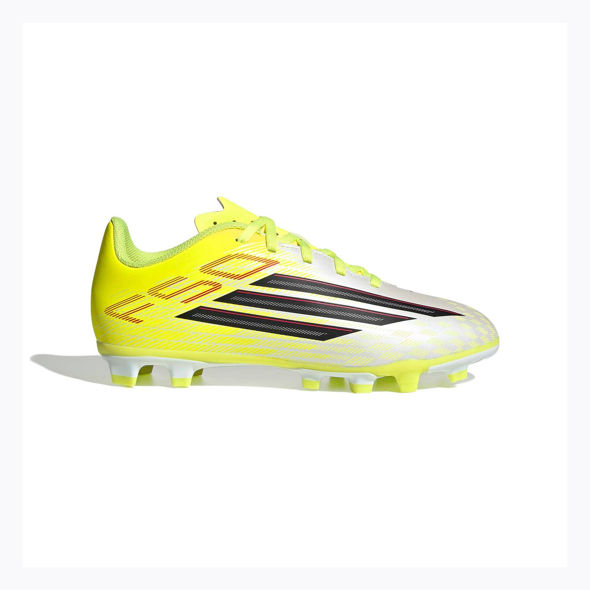 adidas F50 Pro FG "Solar Yellow" Grade School Kids' Soccer Cleat - YELLOW/BLACK Thumbnail View 2