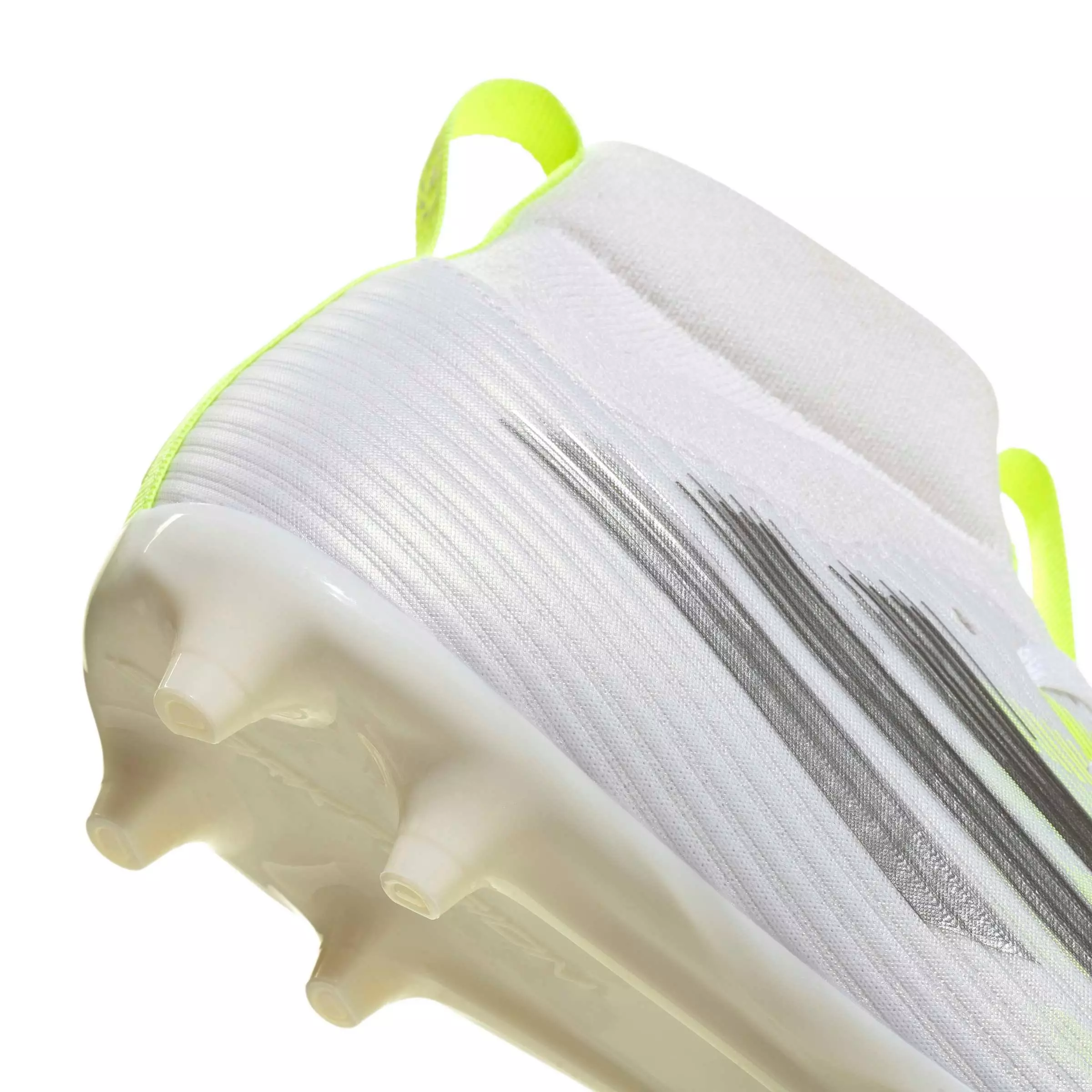 adidas F50 Sparkfusion League FG "Cloud White" Grade School Girls' Soccer Cleat - WHITE/YELLOW