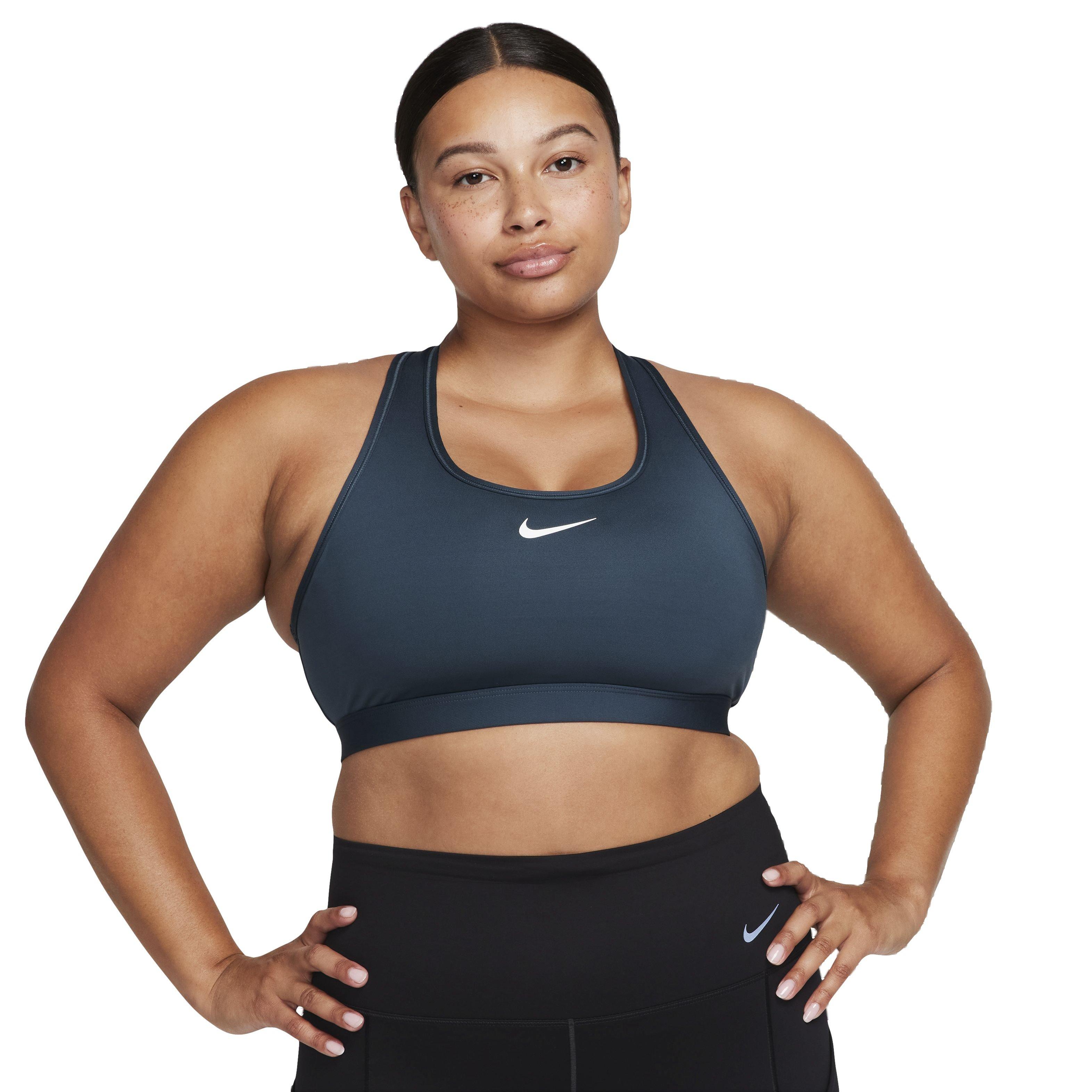 Nike Women's Swoosh Medium Support Padded Sports Bra - GREEN Thumbnail View 2