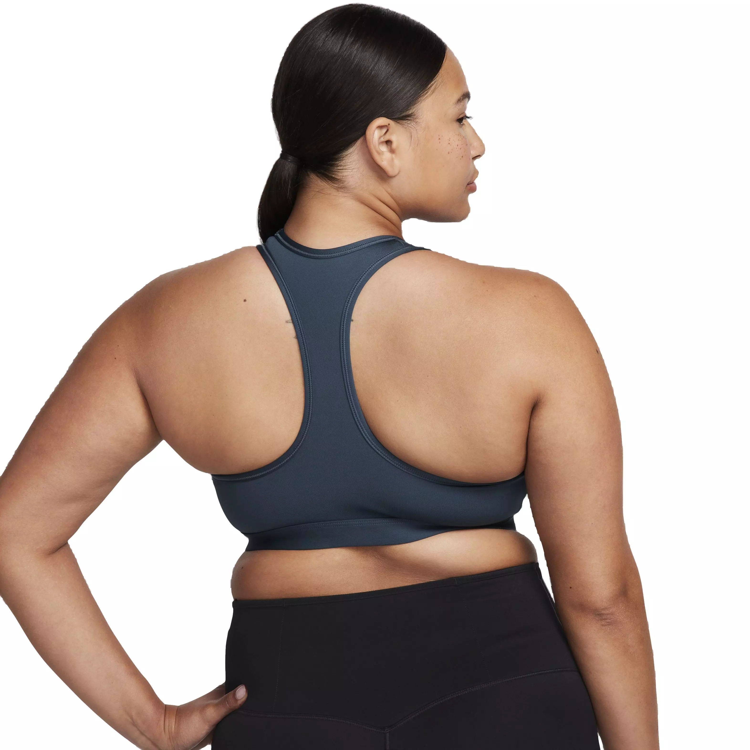 Nike Women's Swoosh Medium Support Padded Sports Bra - GREEN