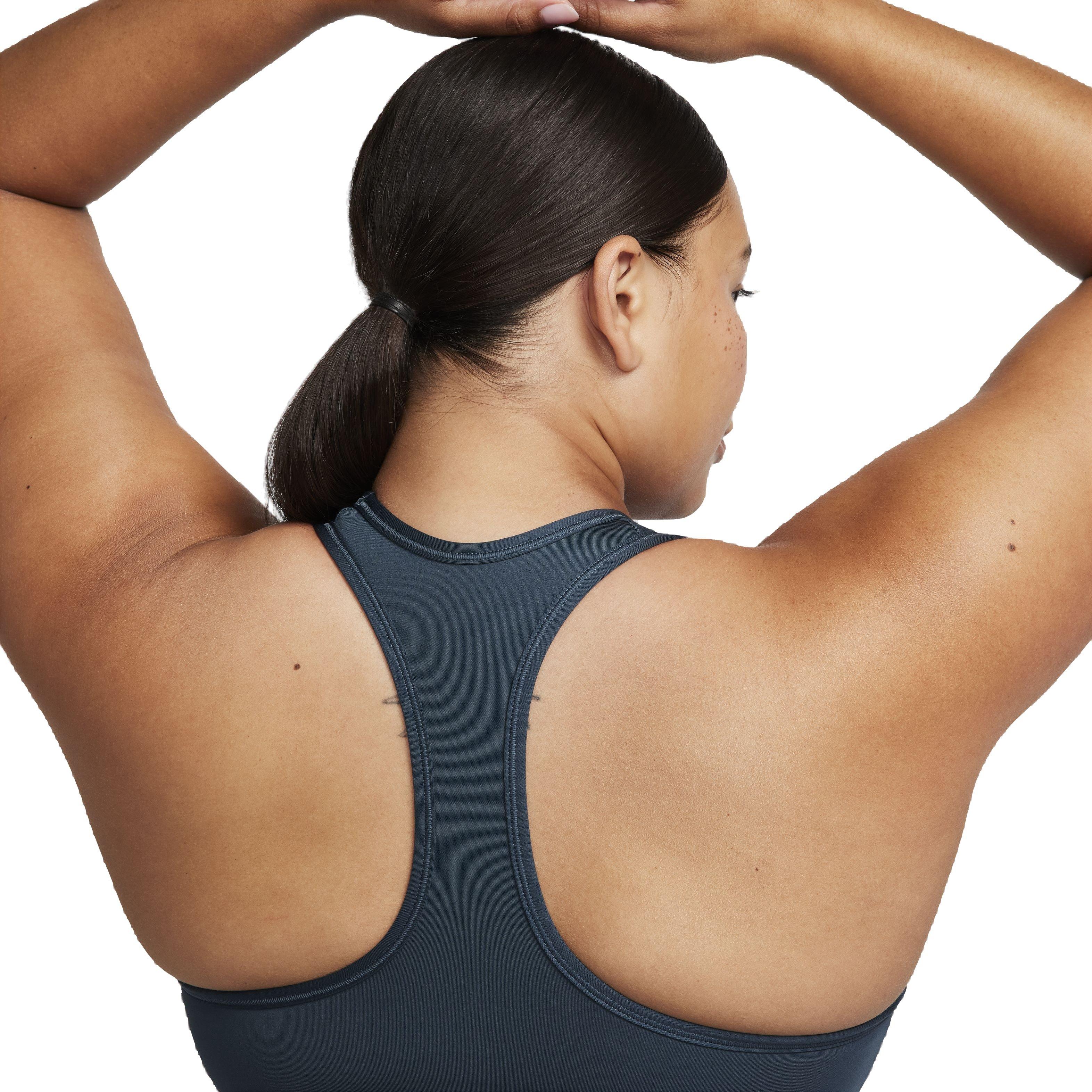 Nike Women's Swoosh Medium Support Padded Sports Bra - GREEN Thumbnail View 6