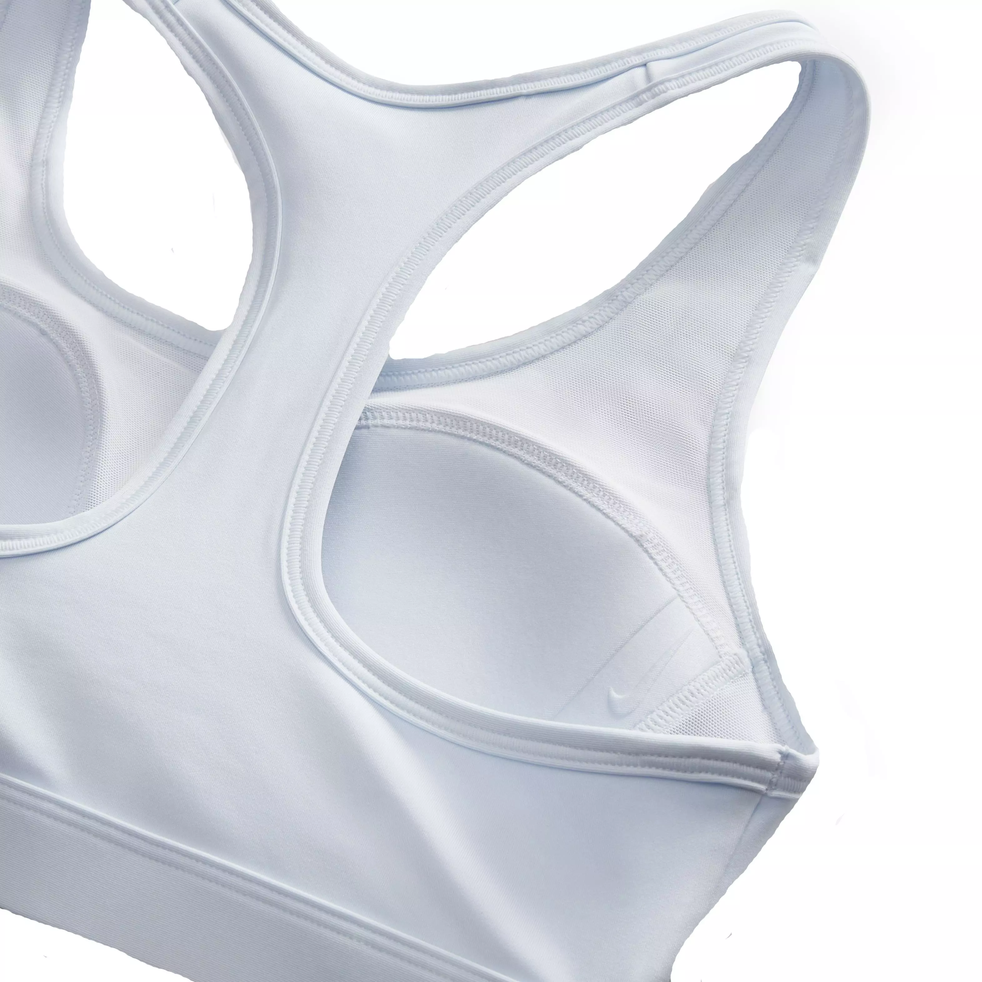 Nike Women's Swoosh Medium Support Padded Sports Bra - BLUE TINT