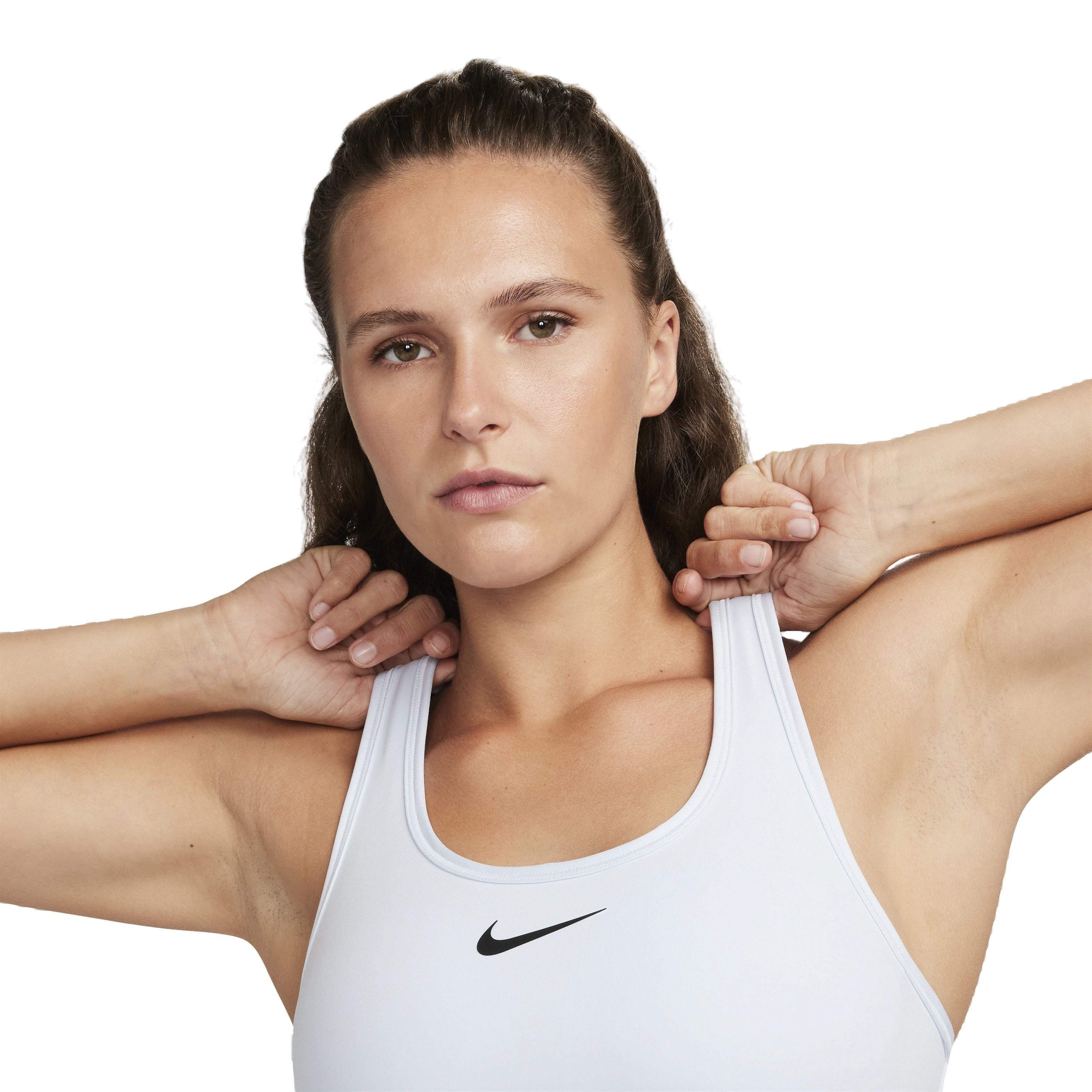 Nike Women's Swoosh Medium Support Padded Sports Bra - BLUE TINT Thumbnail View 5