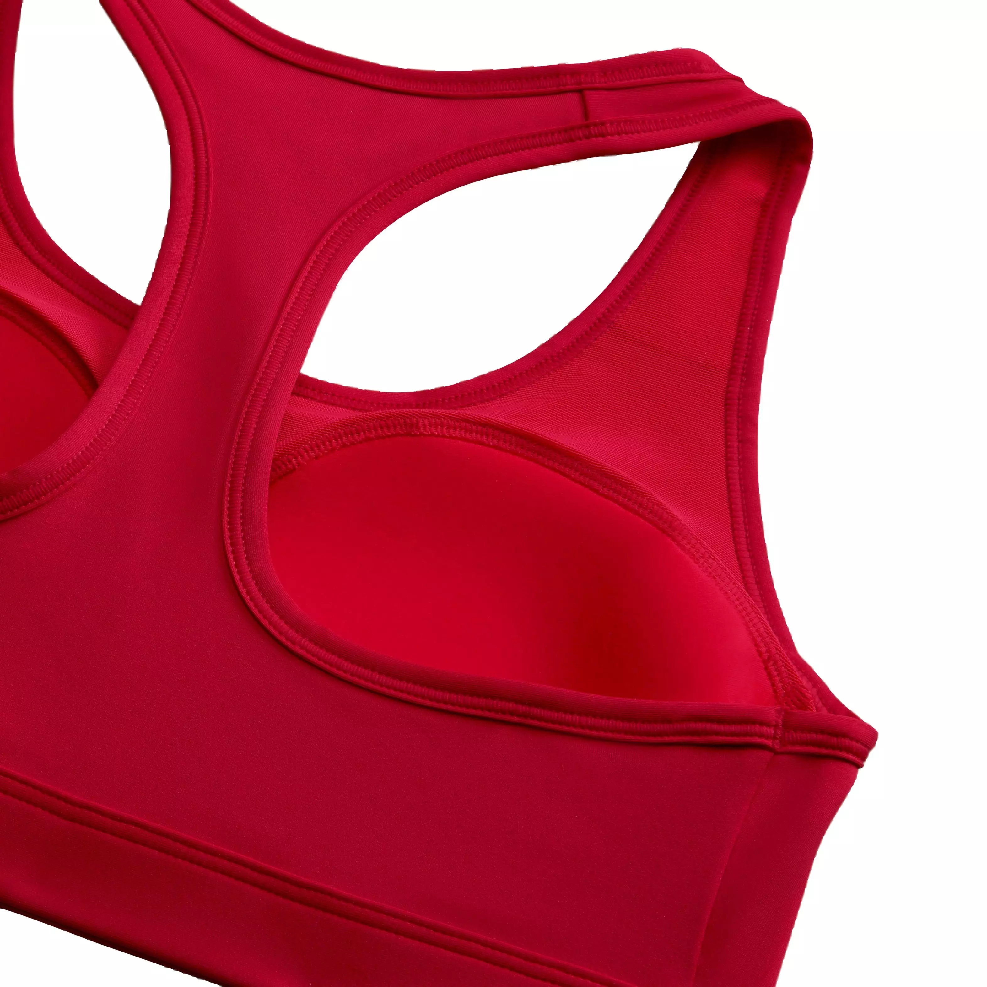 Nike Women's Swoosh Medium Support Padded Sports Bra - RED