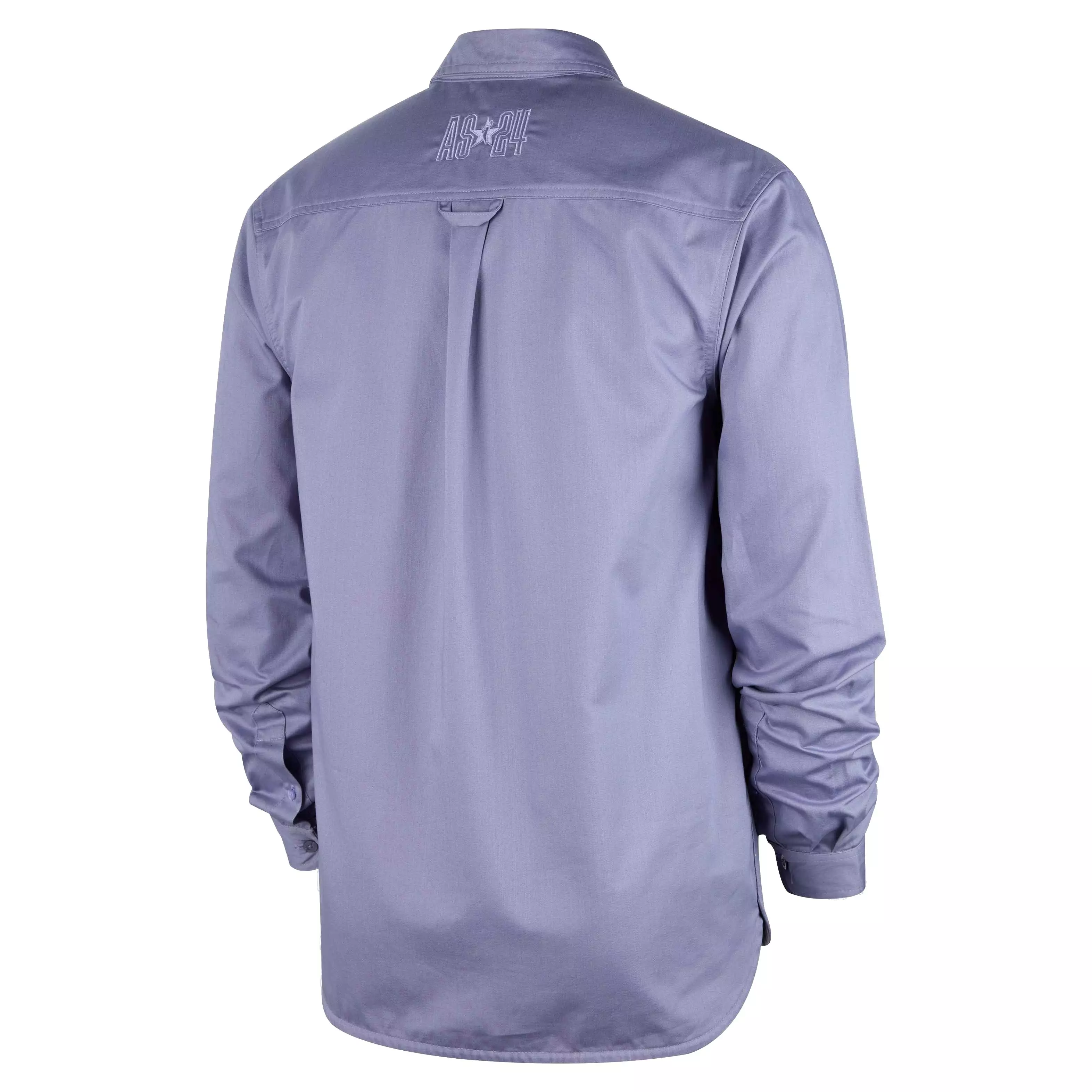 Nike Men's WNBA All Star Woven Long-Sleeve Button Up Shirt -Purple - PURPLE