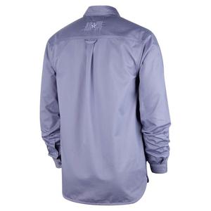 Nike Men's WNBA All Star Woven Long-Sleeve Button Up Shirt -Purple