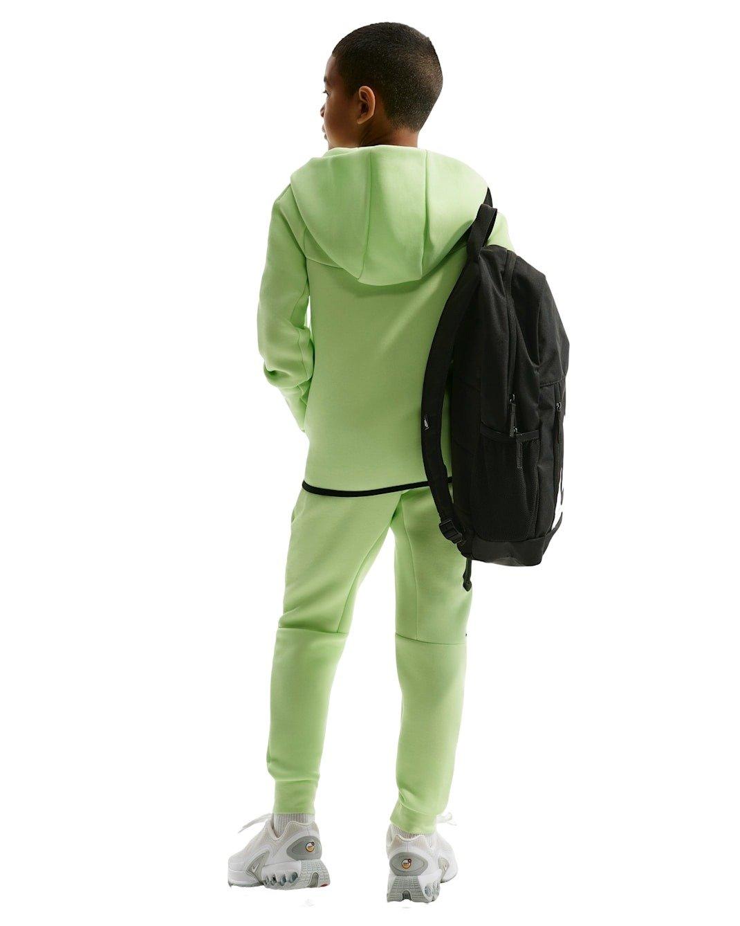 Nike Big Kids' Sportswear Tech Fleece Full-Zip Hooded Jacket - Lime Green - LIME GREEN Thumbnail View 5