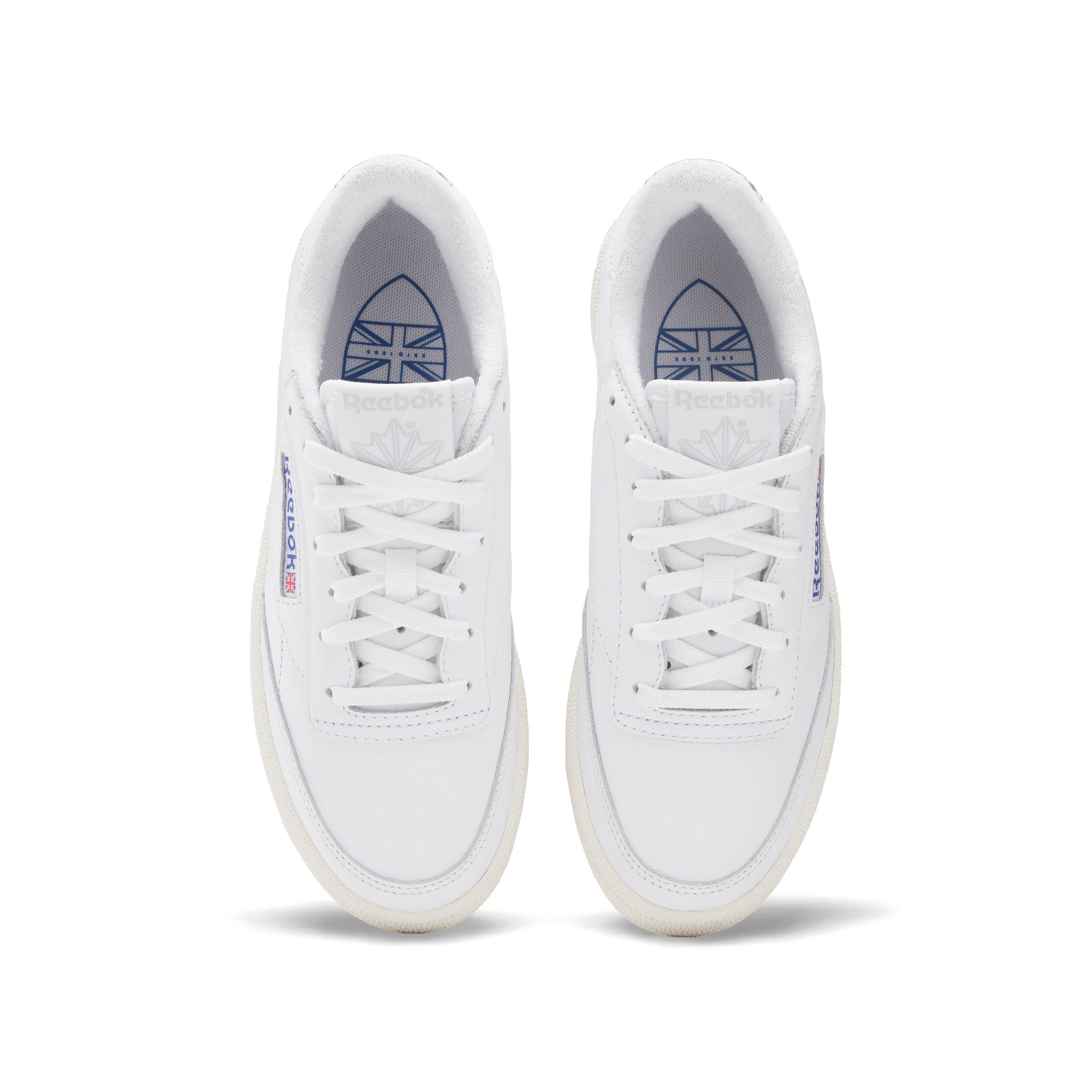 Reebok Club C "Ftwr White/Chalk/Grey 1" Women's Golf Shoe - WHITE/CHALK/GREY Thumbnail View 4