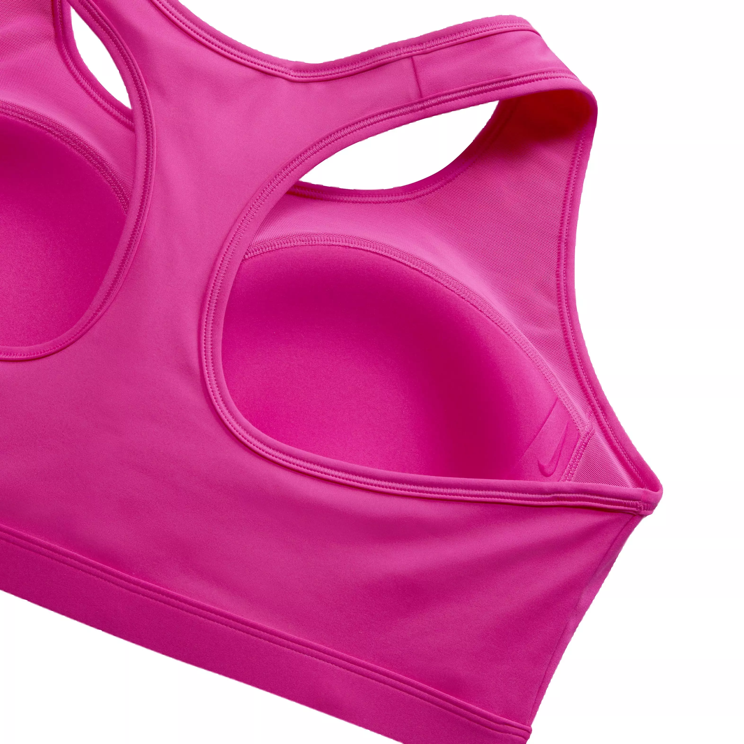 Nike Women's Swoosh Padded Medium Support Sports Bra - PINK