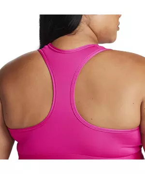 Nike Performance BRA - Medium support sports bra - smokey mauve/white/mauve  