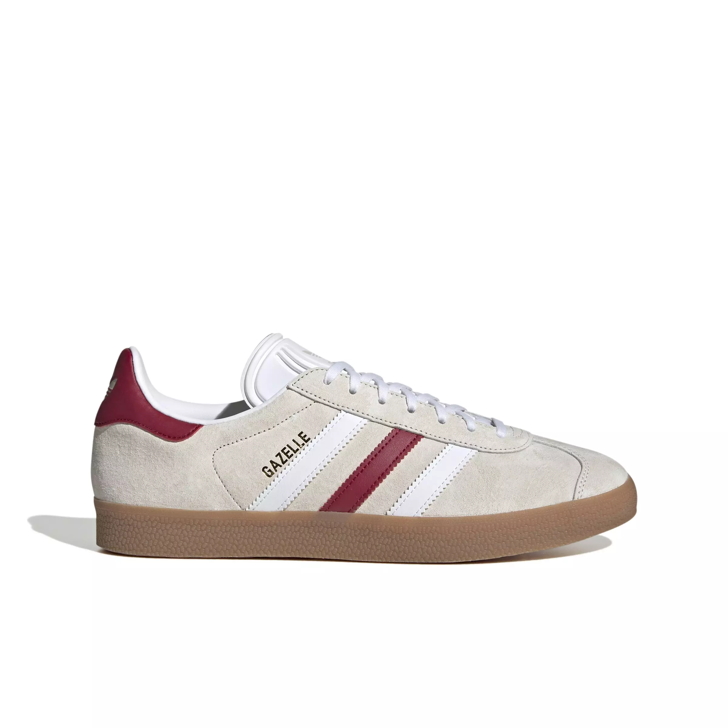 adidas Originals Gazelle "Alumina/Ftwr White/C Burgundy" Men's Shoe - ALUMNIA/WHITE/BURGUNDY