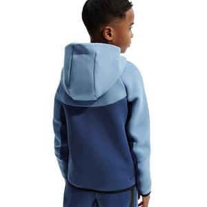 Nike Big Kids' Sportswear Tech Fleece Full-Zip Hooded Jacket - Blue/Navy