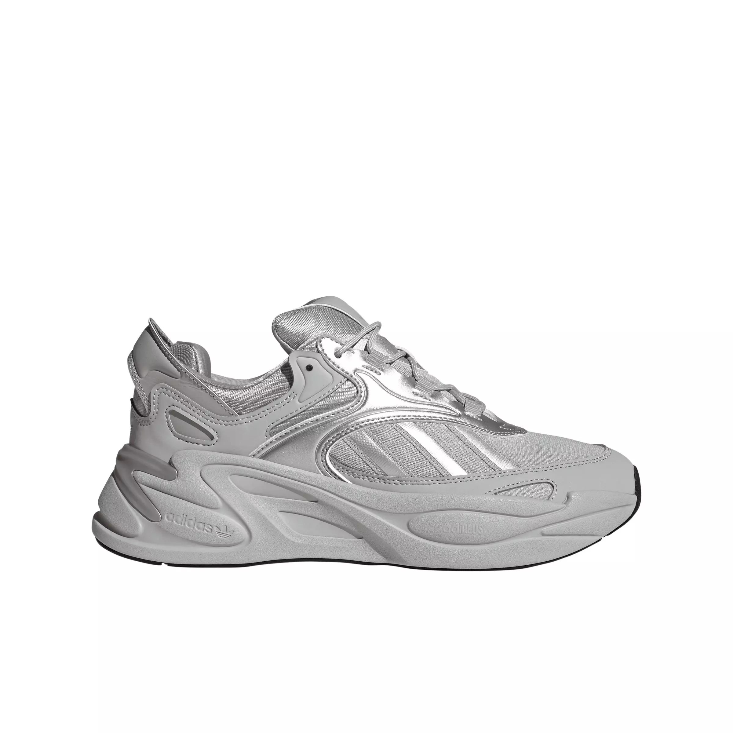 adidas Originals OZMORPH "Grey Two/Metallic Silver/Grey Two" Men's Shoe - GREY/SILVER/GREY