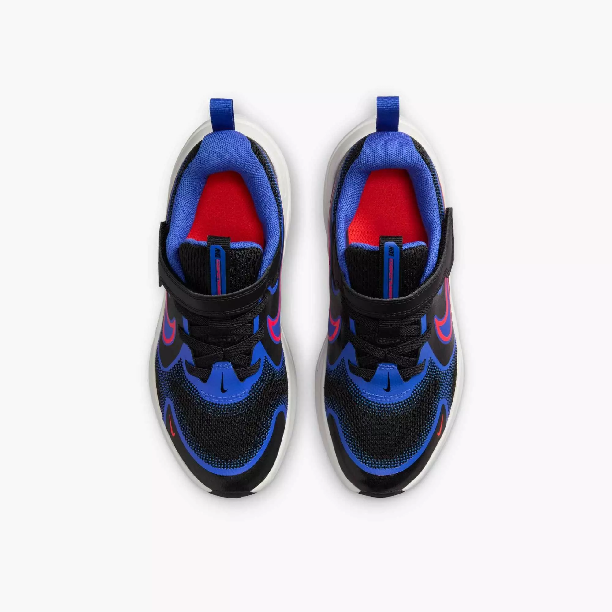 Nike Cosmic Runner "Black/Hyper Royal/Summit White/Bright Crimson" Preschool Boys' Running Shoe - BLACK/ROYAL/WHITE/RED