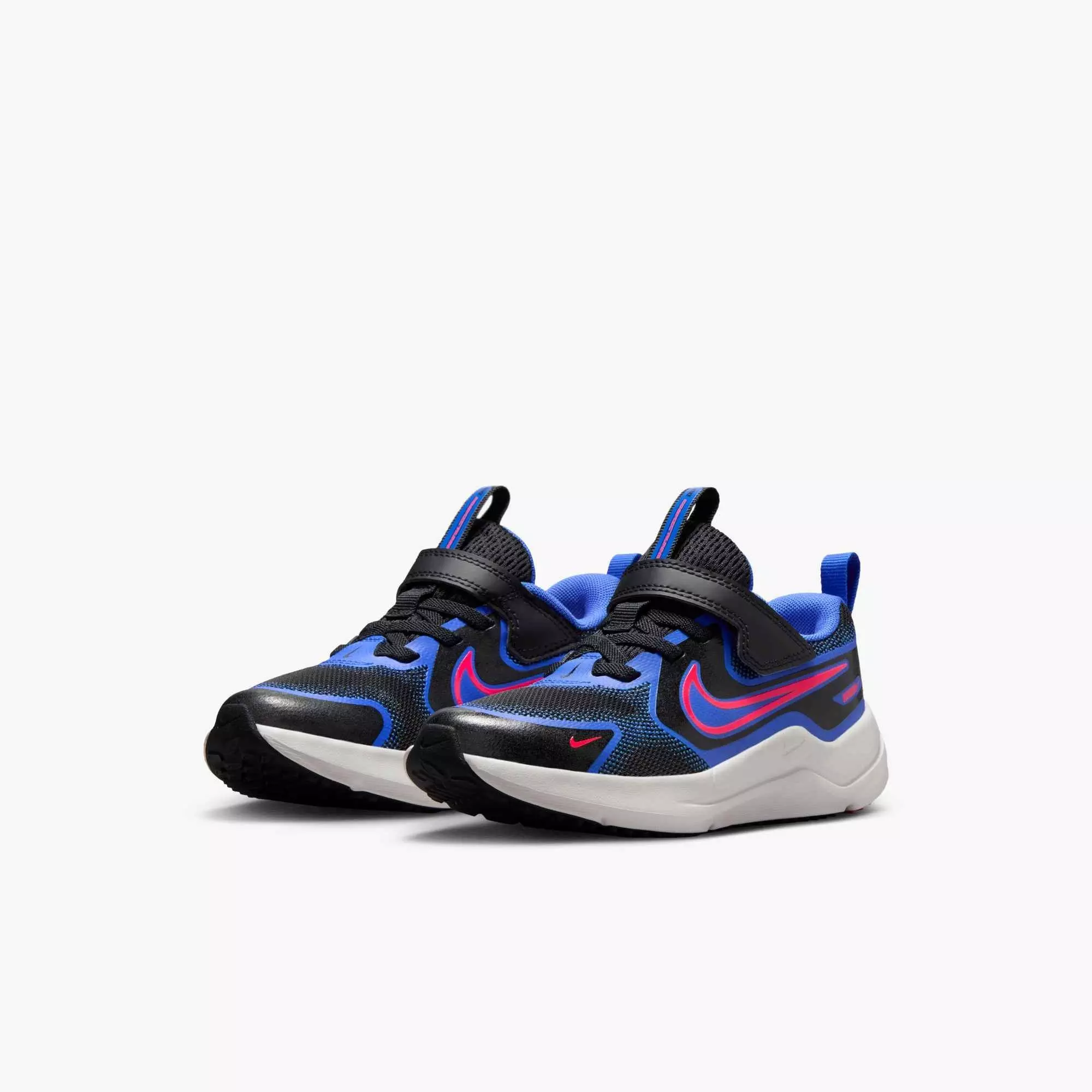 Nike Cosmic Runner "Black/Hyper Royal/Summit White/Bright Crimson" Preschool Boys' Running Shoe - BLACK/ROYAL/WHITE/RED