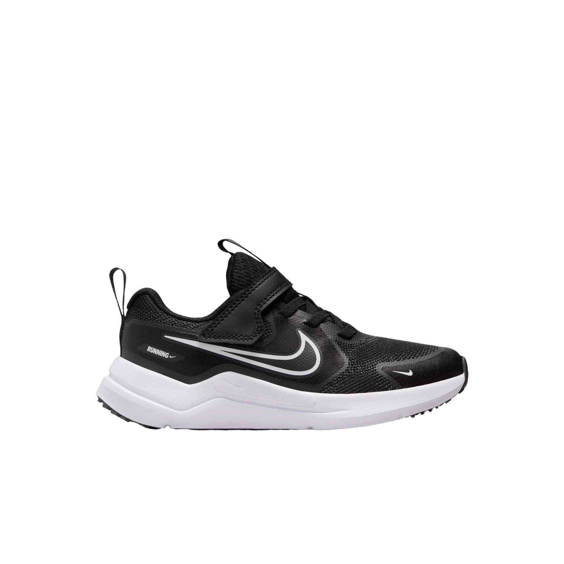 Nike Cosmic Runner "Black/Anthracite/White" Preschool Boys' Running Shoe - BLACK/DK GREY/WHITE Thumbnail View 1