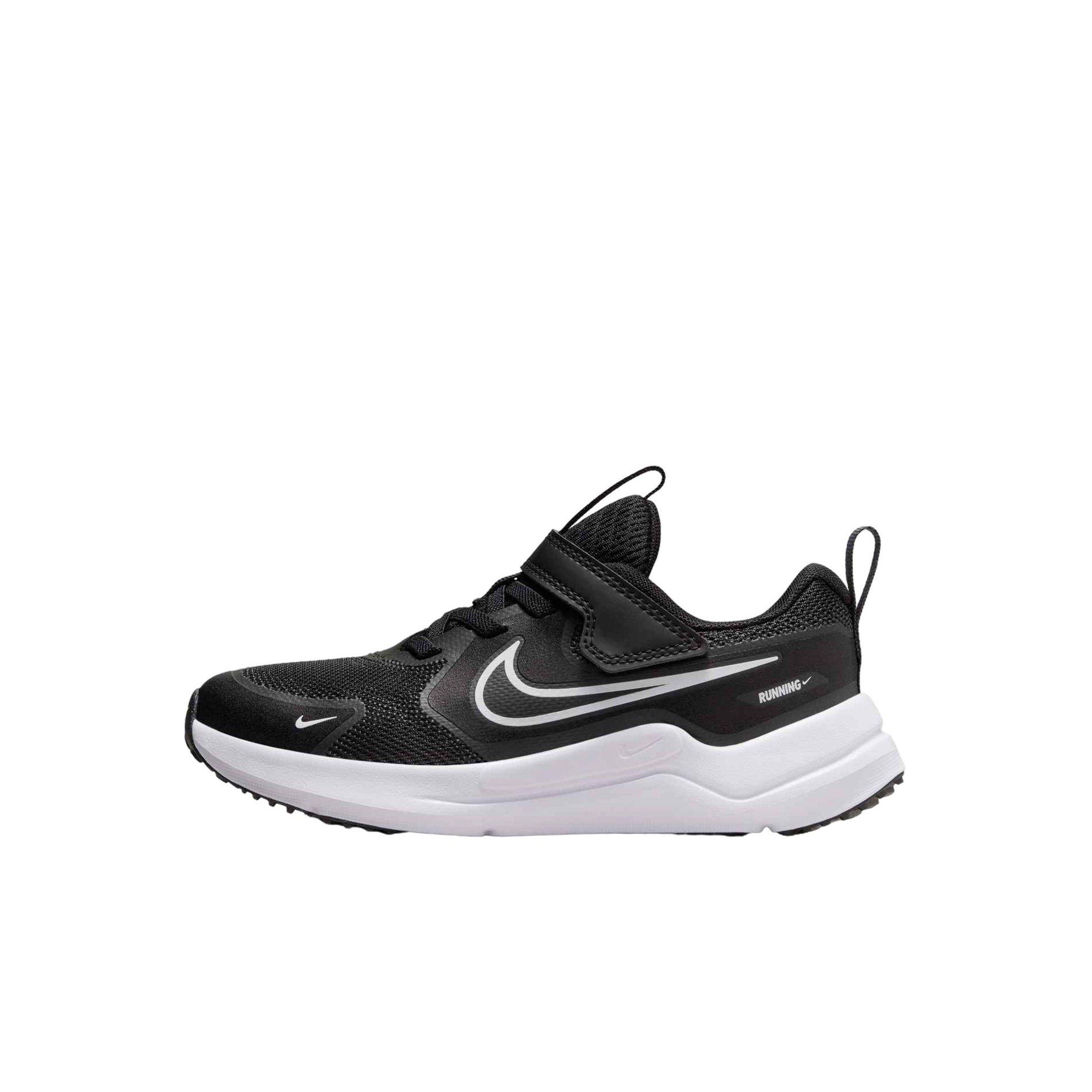 Nike Cosmic Runner "Black/Anthracite/White" Preschool Boys' Running Shoe - BLACK/DK GREY/WHITE Thumbnail View 2