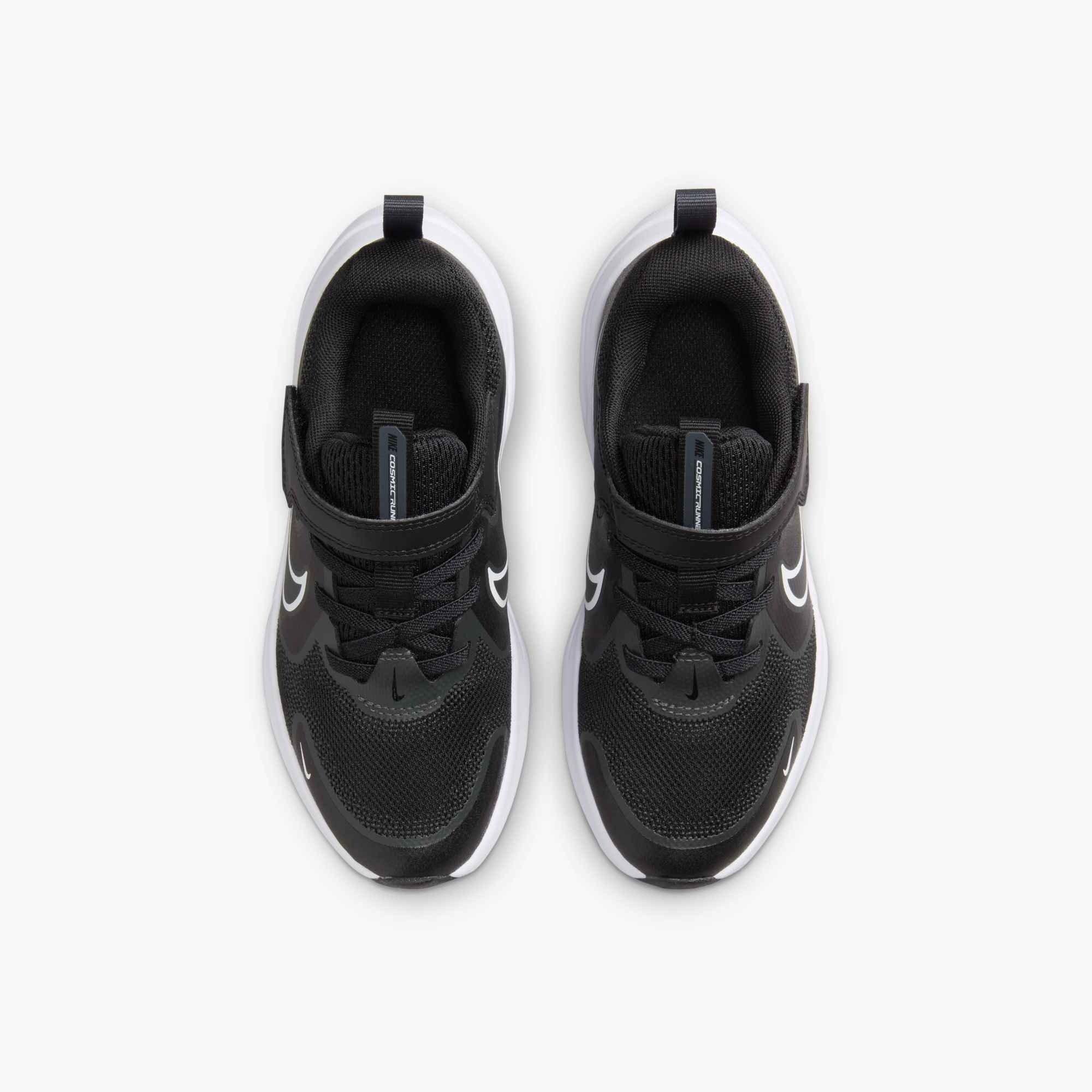 Nike Cosmic Runner "Black/Anthracite/White" Preschool Boys' Running Shoe - BLACK/DK GREY/WHITE Thumbnail View 3