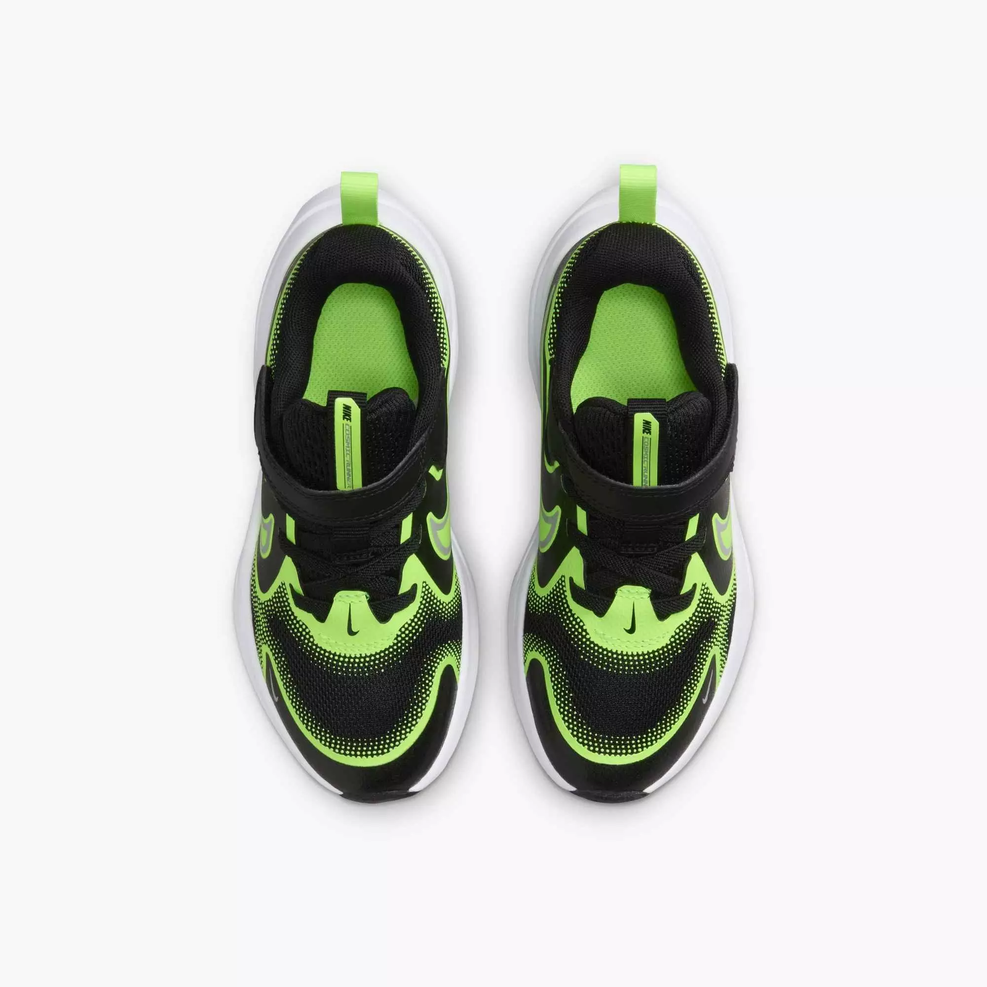 Nike Cosmic Runner "Black/Volt/Wolf Grey" Preschool Boys' Running Shoe - BLACK/VOLT/GREY