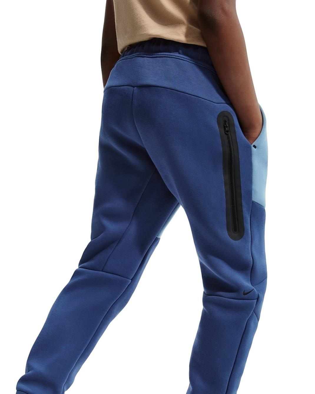 Nike Big Kids' Sportswear Tech Fleece Joggers - Navy/Blue - NAVY/BLUE Thumbnail View 2