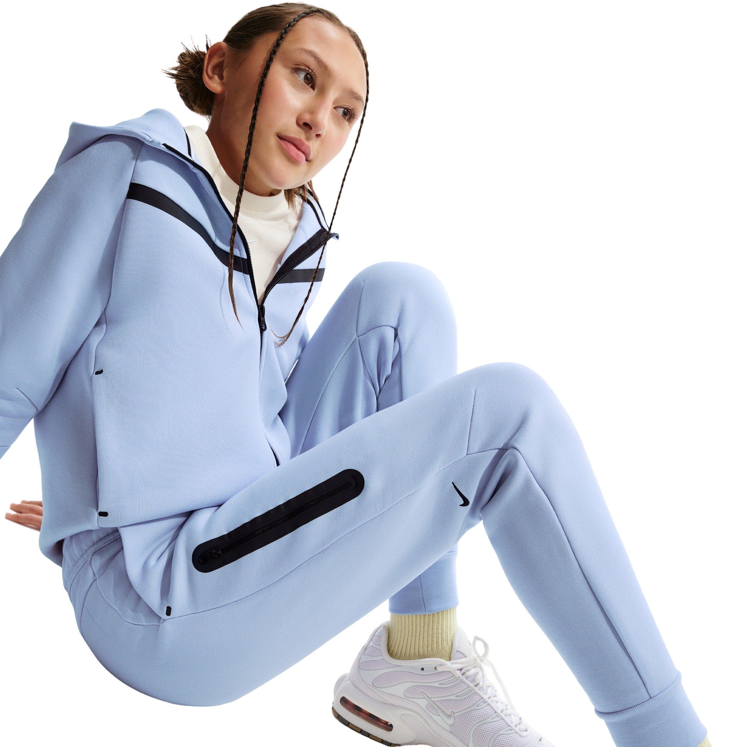 Nike Big Girls' Sportswear Tech Fleece PD Joggers -Grey - GREY Thumbnail View 3