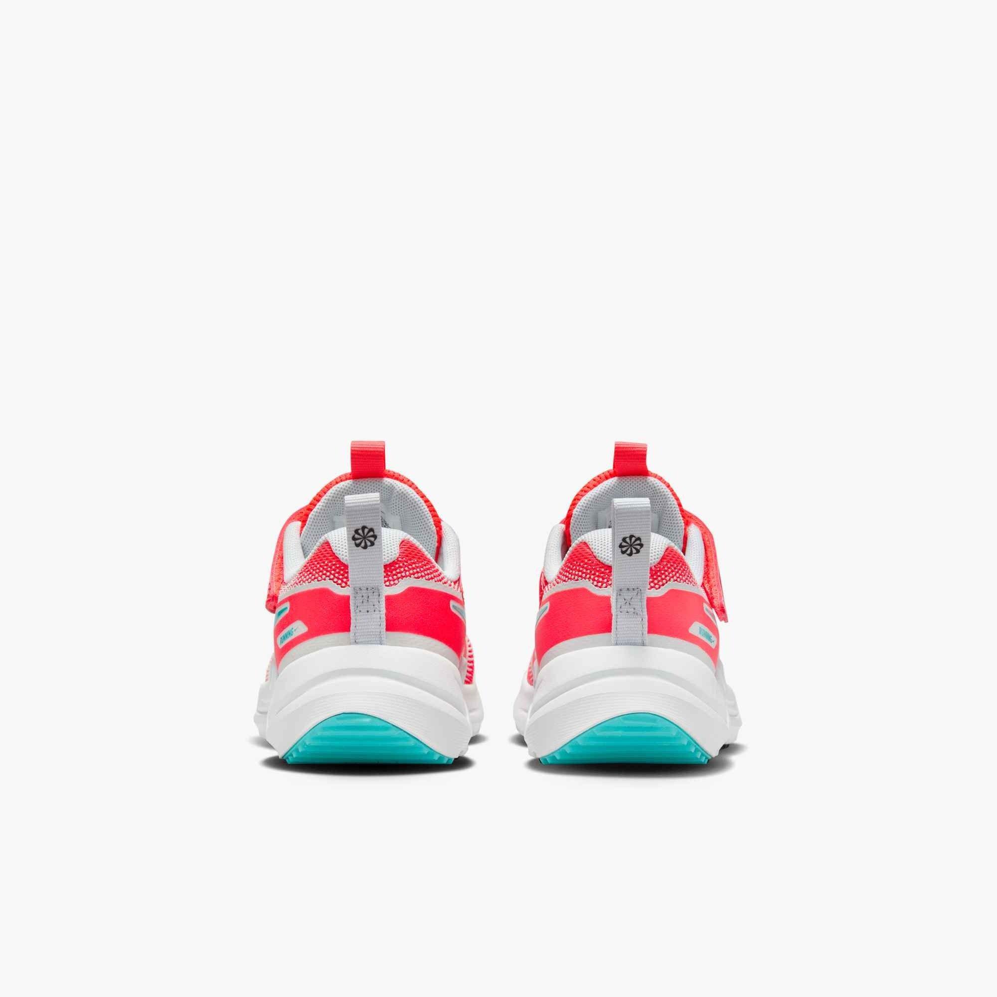 Nike Cosmic Runner "Bright Crimson/Pure Platinum/Black/Dusty Cactus" Preschool Boys' Running Shoe - CRIMSON/WHITE/TURQUOISE Thumbnail View 5