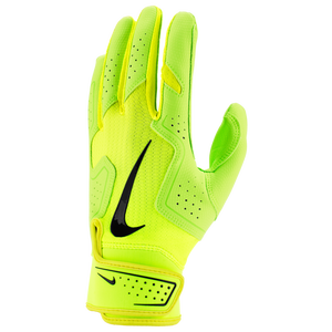 Nike Youth Alpha 2.0 Baseball Batting Gloves-Volt