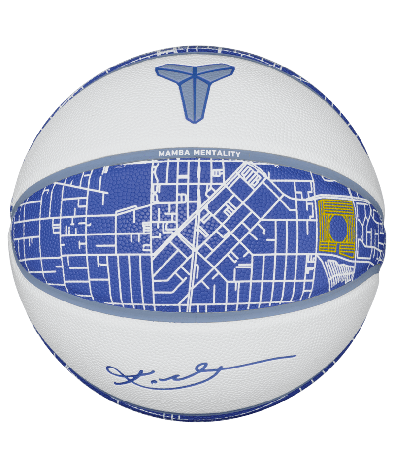 Nike Kobe All-Court Street Map Basketball - BLUE/WHITE Thumbnail View 2