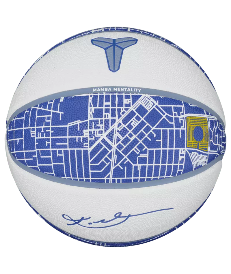 Nike Kobe All-Court Street Map Basketball - BLUE/WHITE