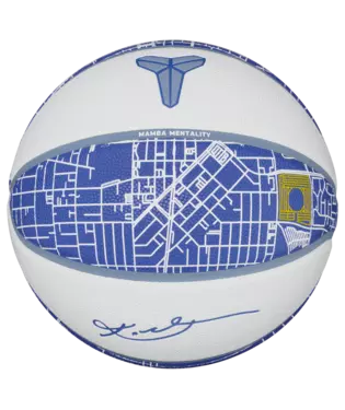 Nike Kobe All-Court Street Map Basketball - BLUE/WHITE