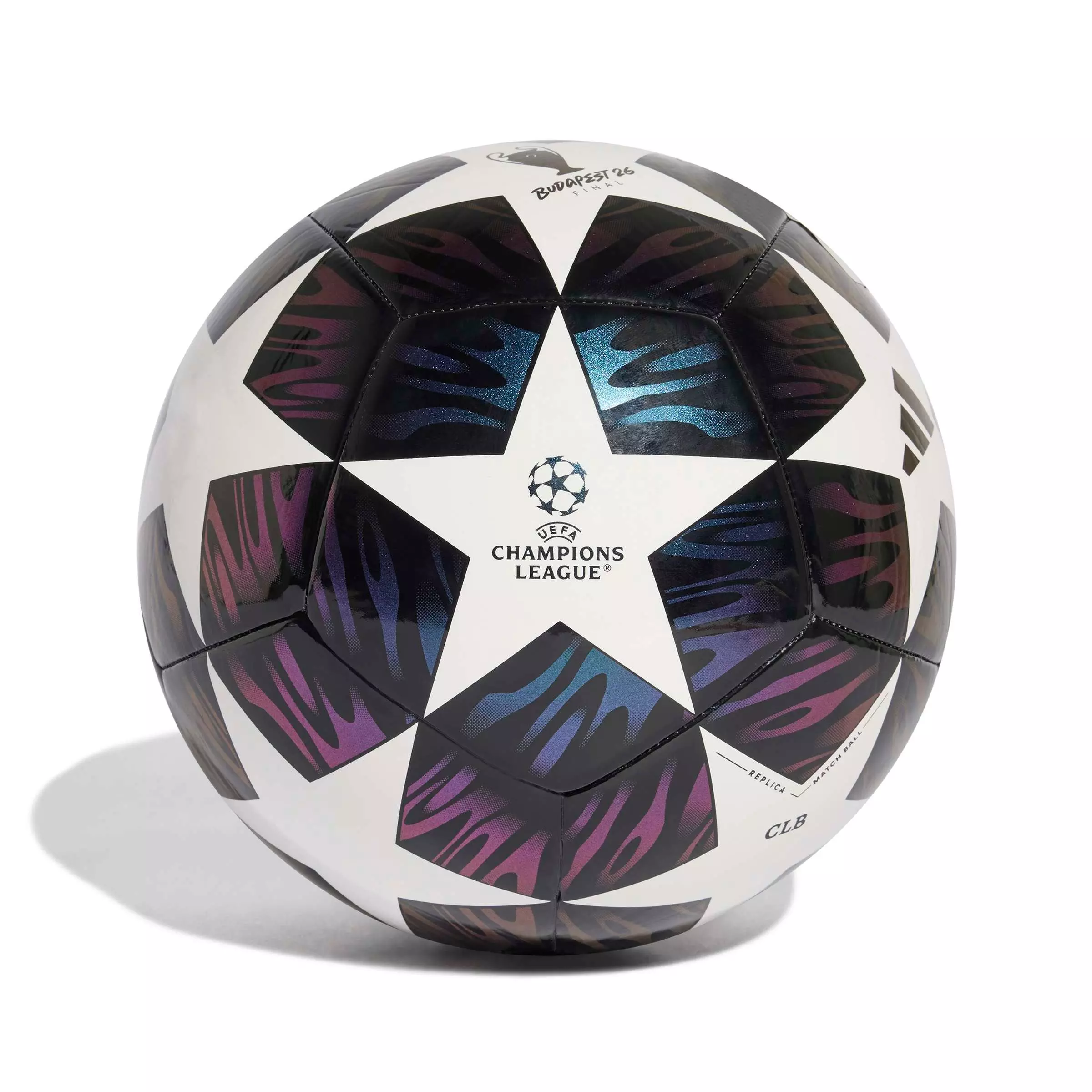 adidas UEFA Champions League Club Ball - Black/White - BLACK/WHITE