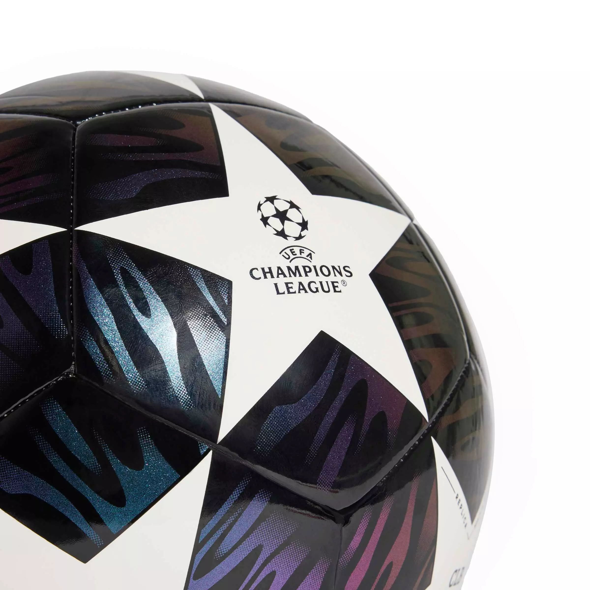 adidas UEFA Champions League Club Ball - Black/White - BLACK/WHITE