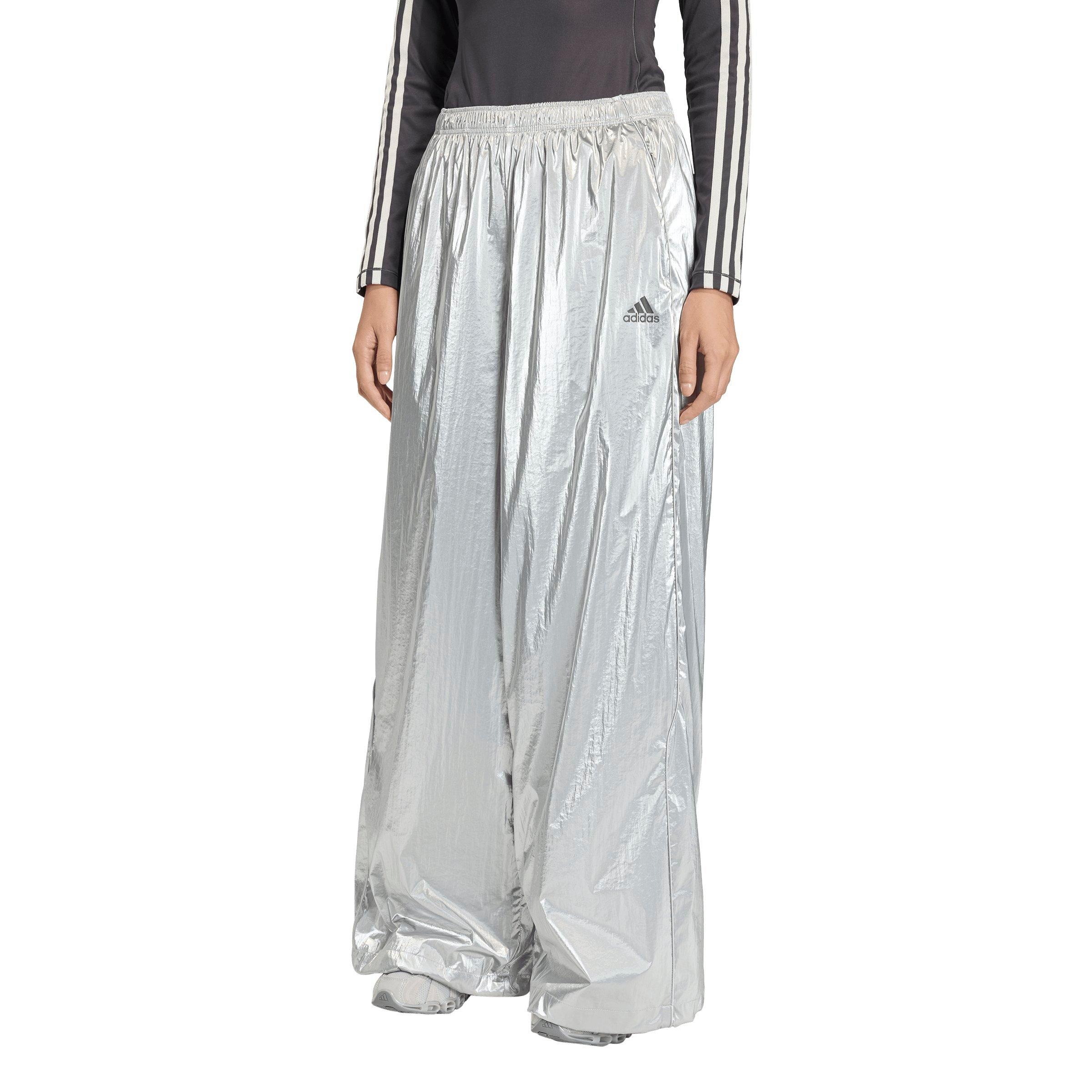 adidas Women's Trackpants - Metallic Silver - SILVER Thumbnail View 1