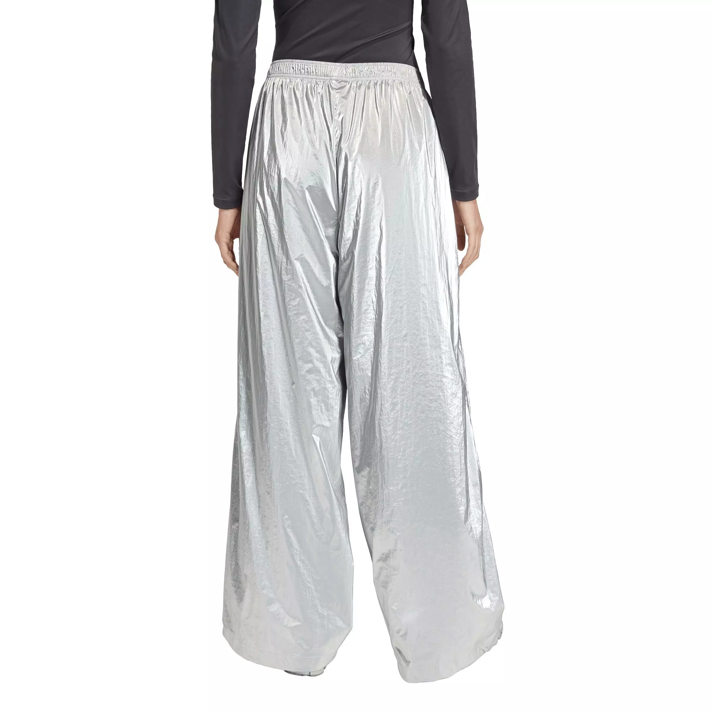 adidas Women's Trackpants - Metallic Silver - SILVER