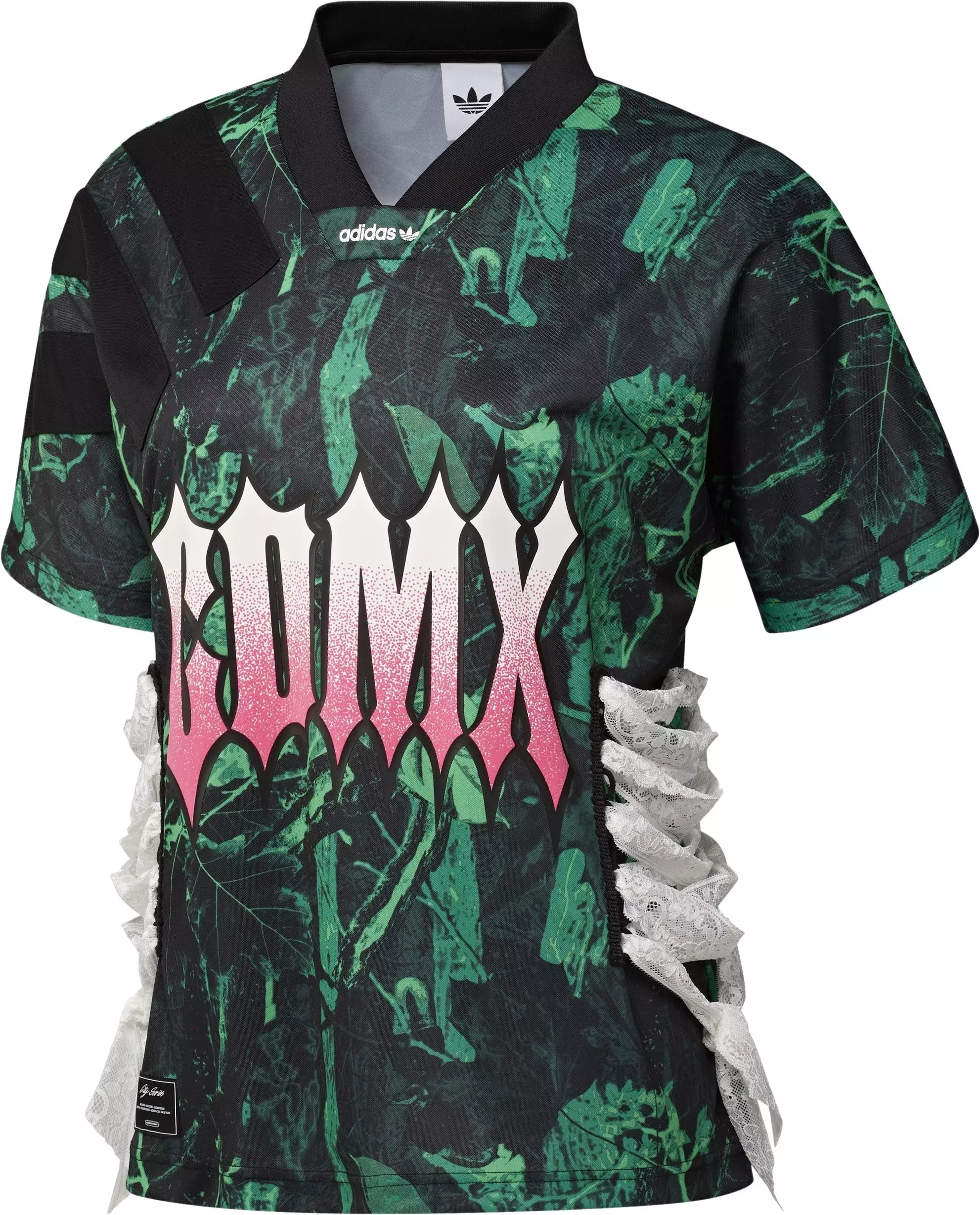 adidas Originals Women's Mexico Reconstructed Jersey - GREEN/BLACK