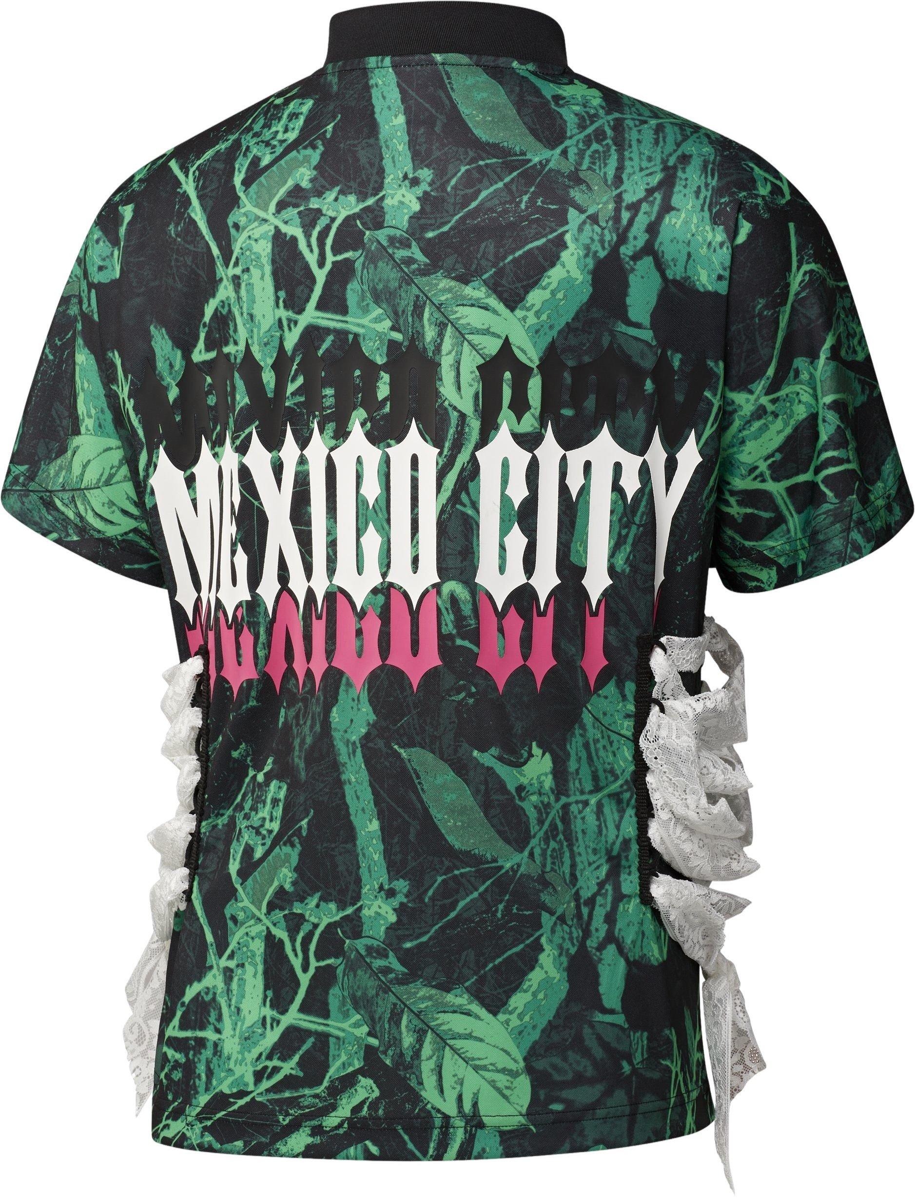 adidas Originals Women's Mexico Reconstructed Jersey - GREEN/BLACK Thumbnail View 2