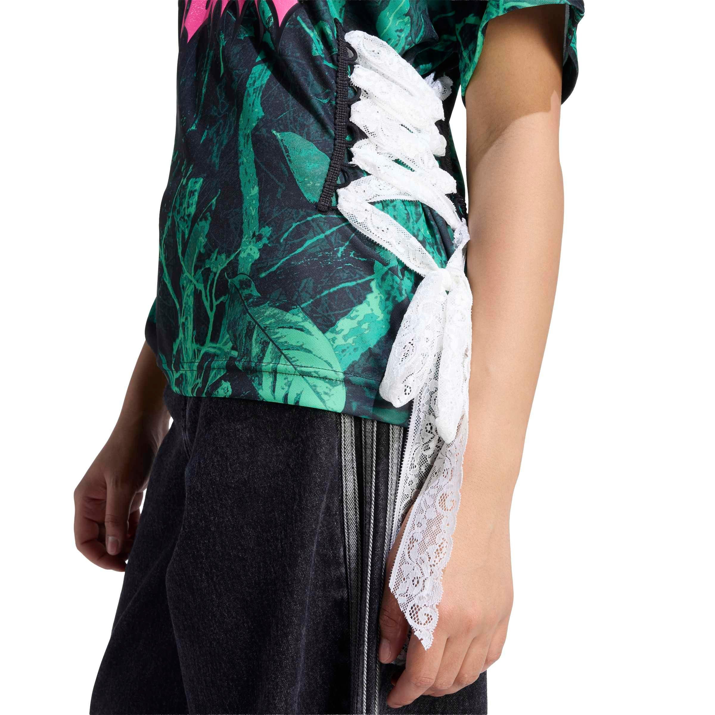 adidas Originals Women's Mexico Reconstructed Jersey - GREEN/BLACK Thumbnail View 4