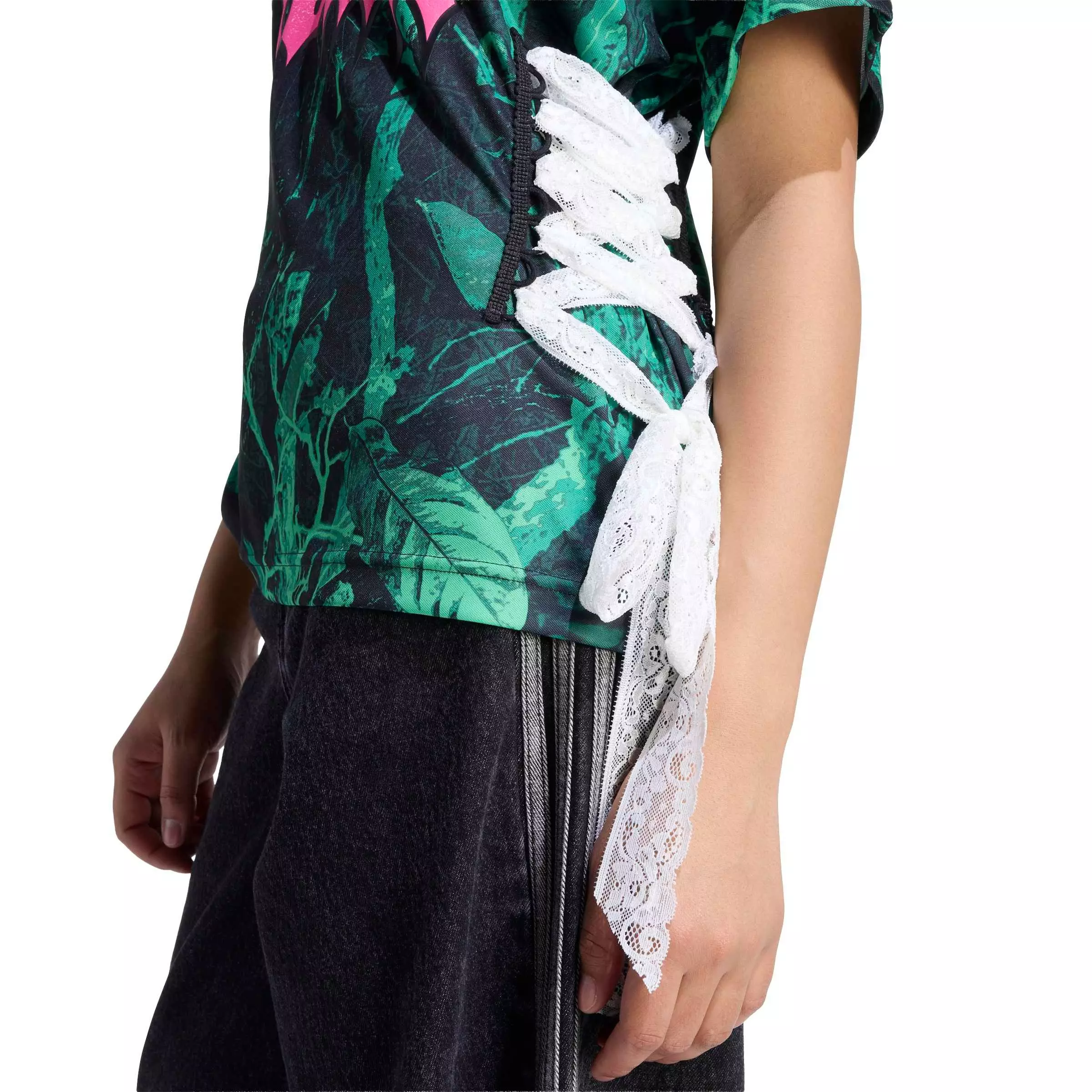 adidas Originals Women's Mexico Reconstructed Jersey - GREEN/BLACK