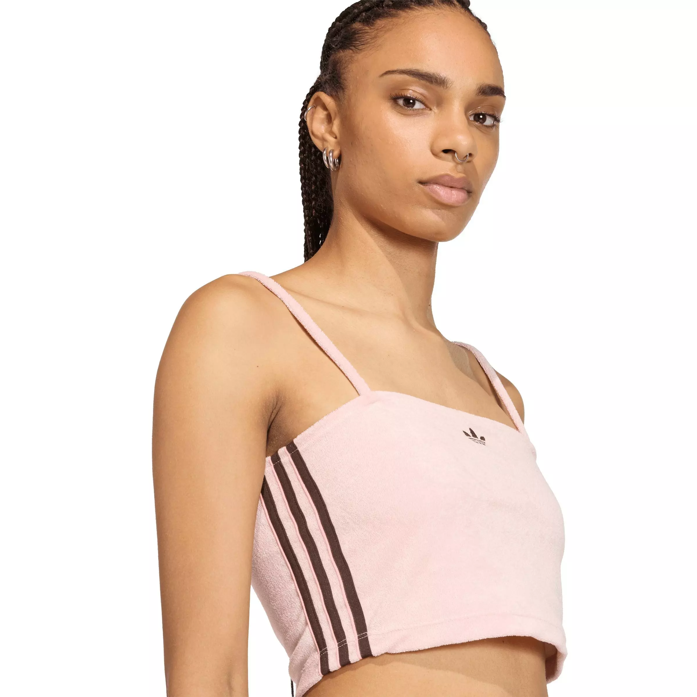 adidas Originals Women's Terry Towel Tank Top - PINK