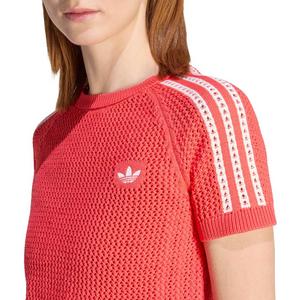adidas Origianls Women's Knitted Crochet Cali Tee