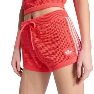 adidas Originals Women's Knitted Crochet Shorts