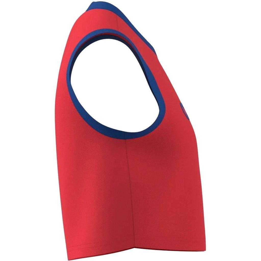 adidas Originals Women's Linear Tank - RED/BLUE Thumbnail View 5