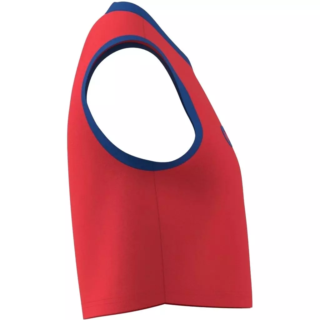 adidas Originals Women's Linear Tank - RED/BLUE