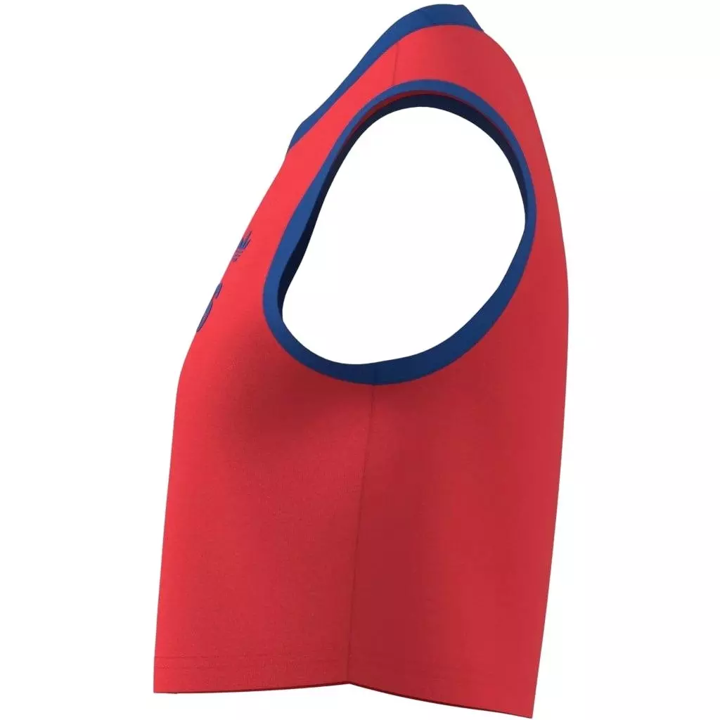 adidas Originals Women's Linear Tank - RED/BLUE