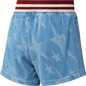 adidas Originals Women's Denim Graphic Varsity Shorts