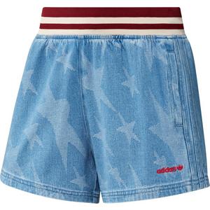 adidas Originals Women's Denim Graphic Varsity Shorts