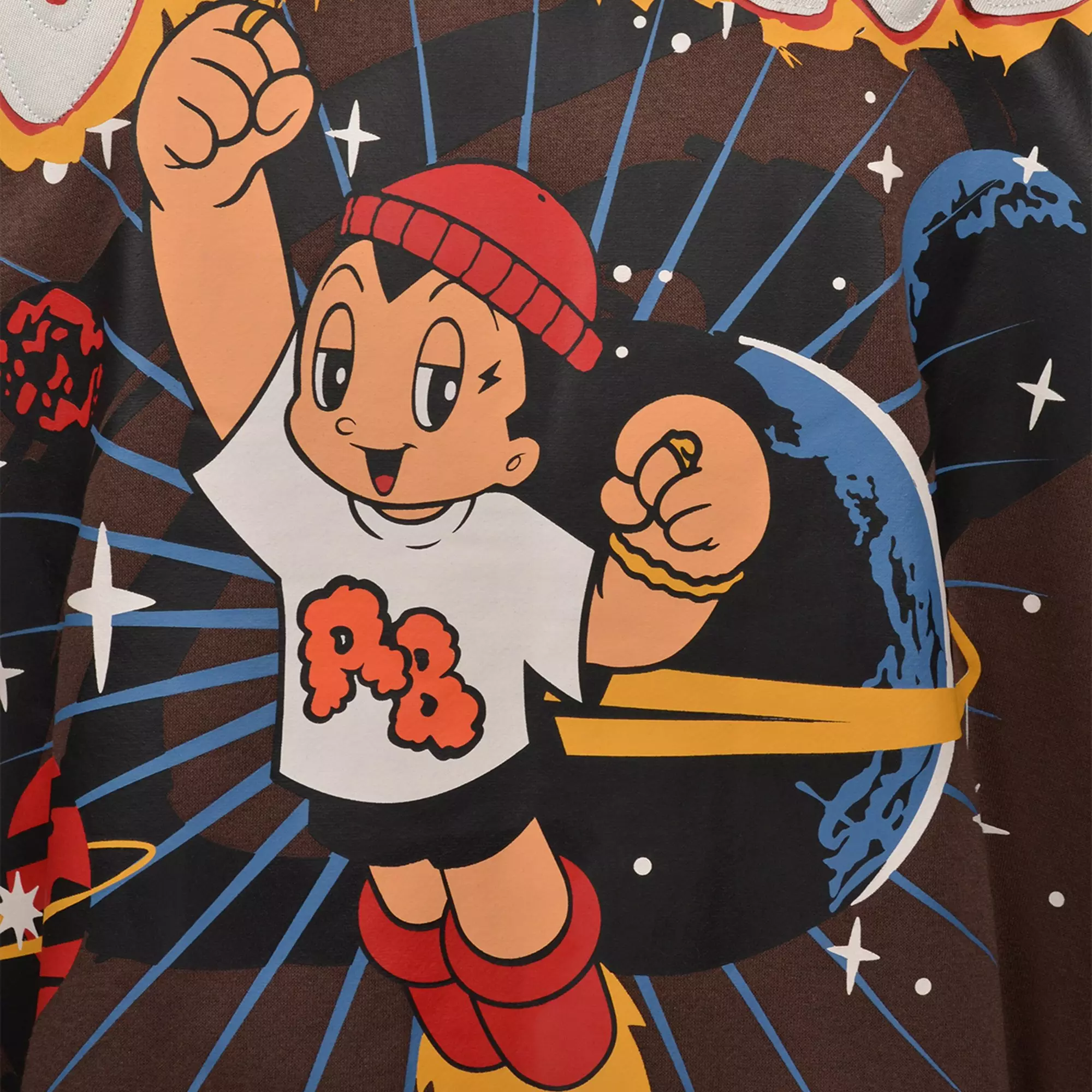 Reason Men's Cash Flow Fleece Crew - Brown - BROWN