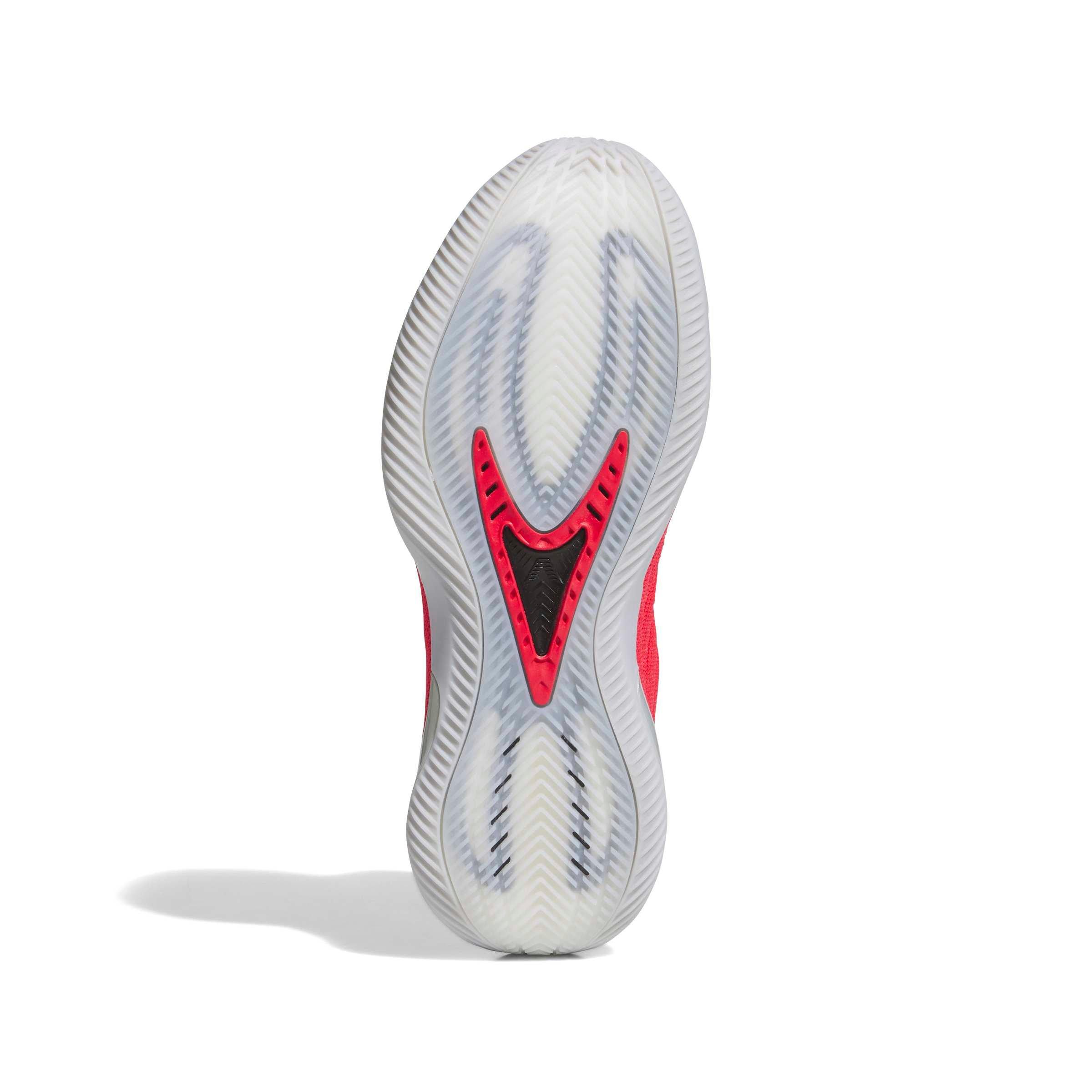 adidas Anthony Edwards 2 "Bulldawg" Men's Basketball Shoe - WHITE/BLACK/RED Thumbnail View 9