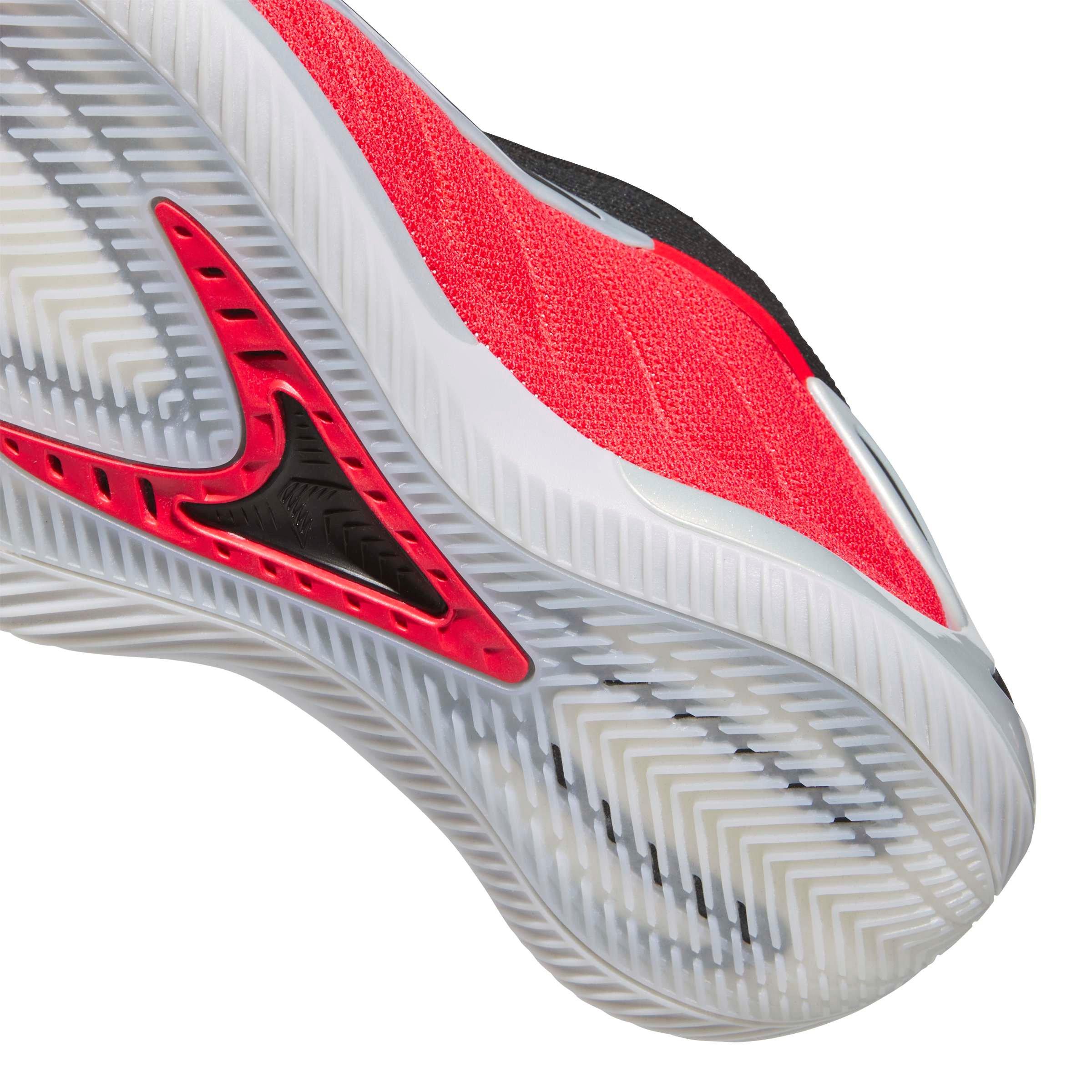 adidas Anthony Edwards 2 "Bulldawgs" Men's Basketball Shoe - WHITE/BLACK/RED Thumbnail View 6